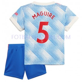Barn Fotballdrakter Manchester United Harry Maguire 5 Borte 2021-22 Kortermet